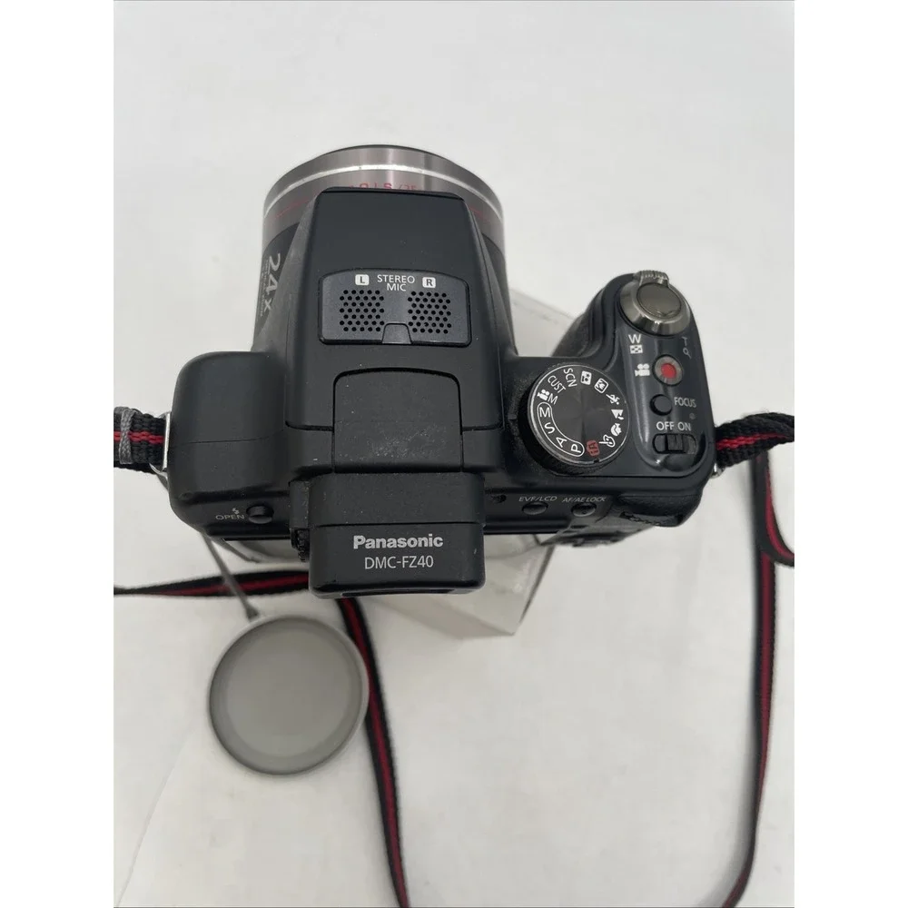 Panasonic Lumix DMC-FZ40 Digital Camera 14MP 24x Zoom+Battery+Charger+SD Card+